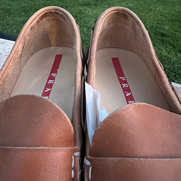 Vintage Prada Leather Loafers - Picture 6 of 9